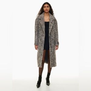 Aritzia The Only Coat in Burgunday Size M